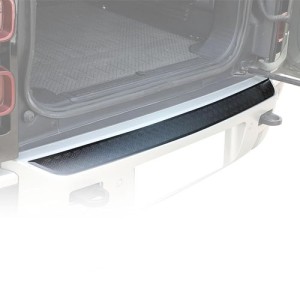 Bescherming achterbumper - glanzend zwart