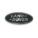 embleem grille land rover groen/zilver met houder achterzijde