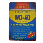Retro wandbord mini "WD40"