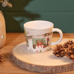 Landy kerstmok van aardewerk.