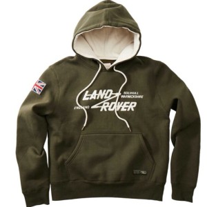 Land Rover Heritage Pullover Hoodie - Bronze Green