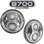 Set led koplampen 8700 EVO2 PRO CHROOM 