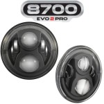 Set led koplampen 8700 EVO2 PRO ZWART 