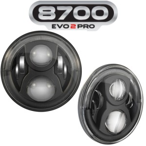 Set led koplampen 8700 EVO2 PRO ZWART