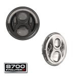 Set led koplampen 8700 EVO2 ZWART 
