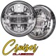Set led koplampen classico met drl - chrome 