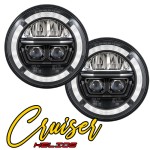 Set led koplampen helios met drl