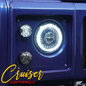 Set led koplampen Monarch met drl en richtingaanwijzer