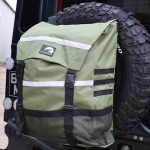 Reservewiel tas groen - Flatdog