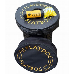 Flatbog camping toilet