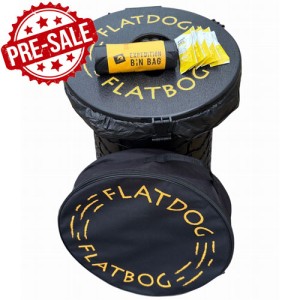 Flatbog camping toilet