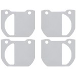 Set vulplaatjes remblokken -  achteras 110/130