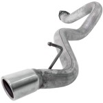 RVS einddeel uitlaat 90 - Td5 - 2.4 Tdci - 2.2 Tdci