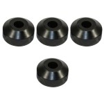 Set 4 st. onderste rubbers schokdempers achterzijde PU >Td5