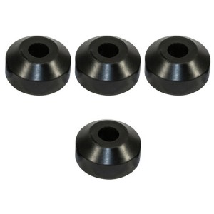 Set 4 st. onderste rubbers schokdempers achterzijde PU >Td5