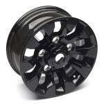 Saw Tooth Style 16x7 lichtmetalen velg - Zwart 